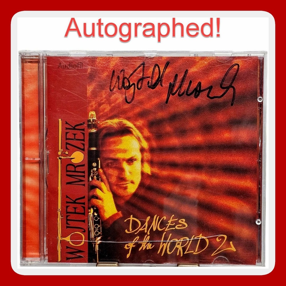 Wojtek Mrozek Dances of the World 2 CD Signed Autographed Polish Folk Clarinet